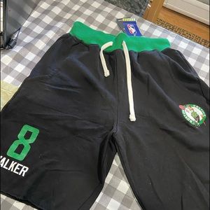 Men fleece Celtics shorts -medium